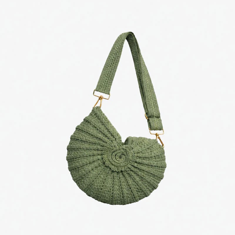 Radiant Nautilus Shell Bag  — Carry the Magic of the Deep Blue