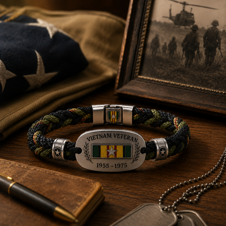 Vietnam Veteran Tribute Bracelet