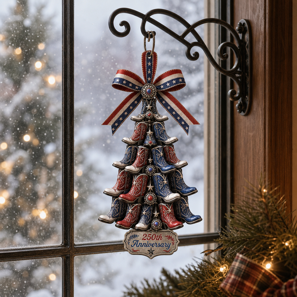 250th Anniversary Horseshoe Christmas Tree Ornament
