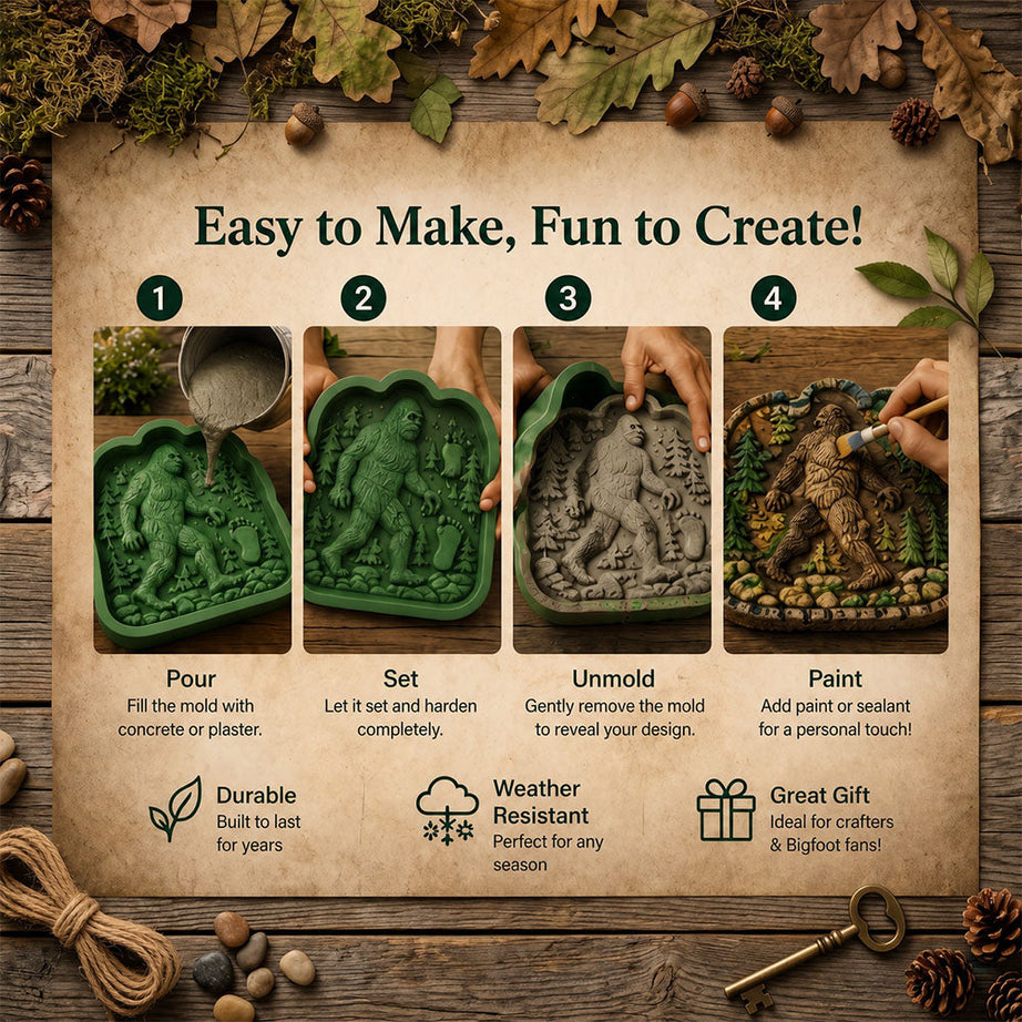 Woodland Legends Stepping Stone Mold Series