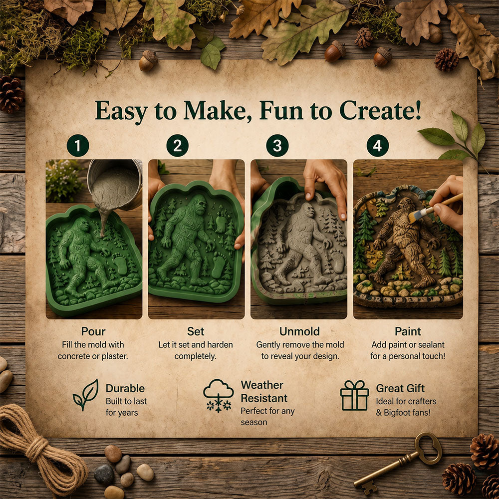 Woodland Legends Stepping Stone Mold Series