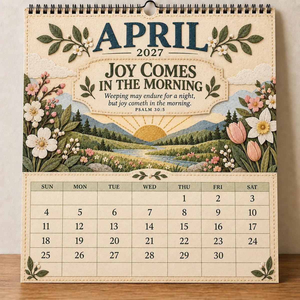 2027 Psalms Wall Calendar