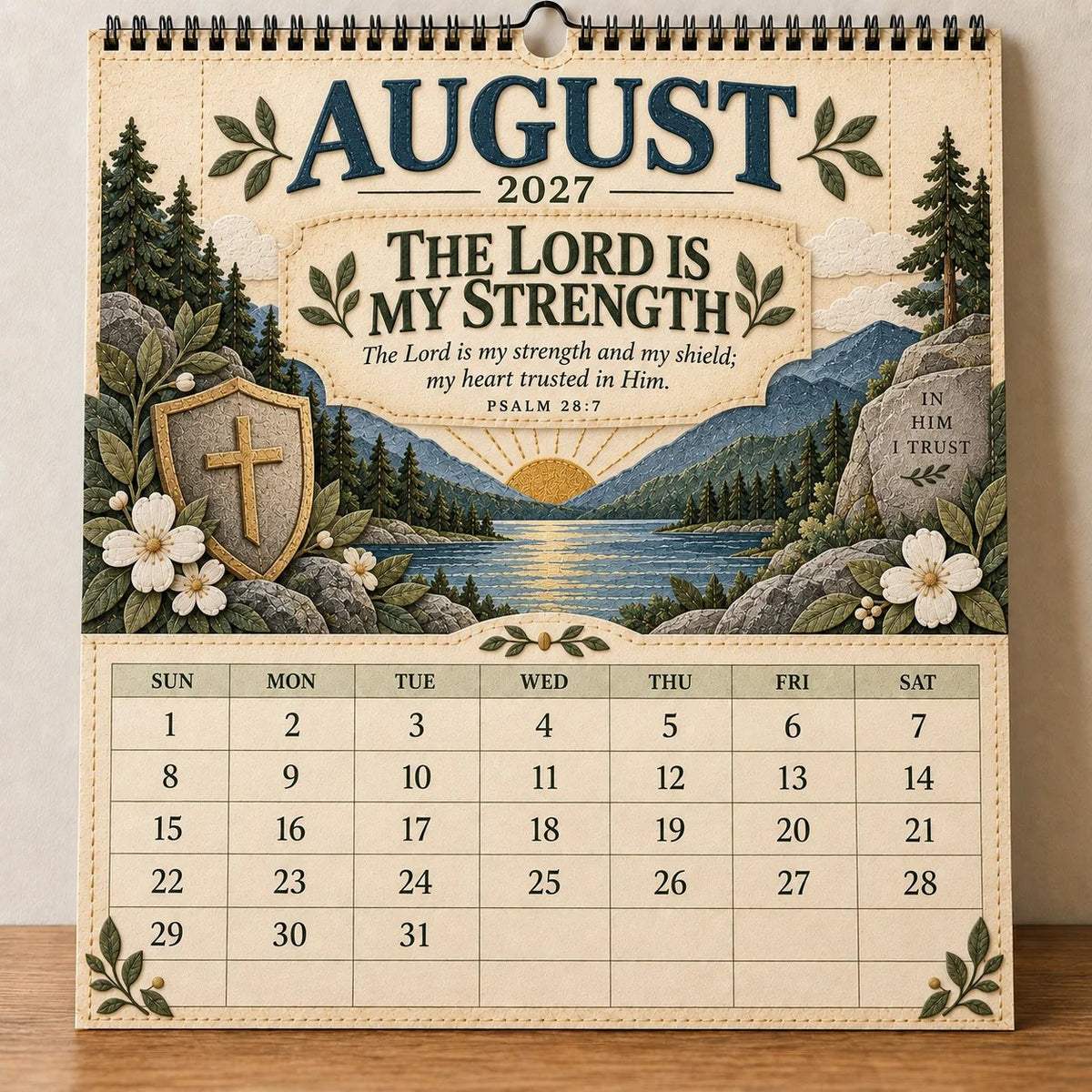 2027 Psalms Wall Calendar
