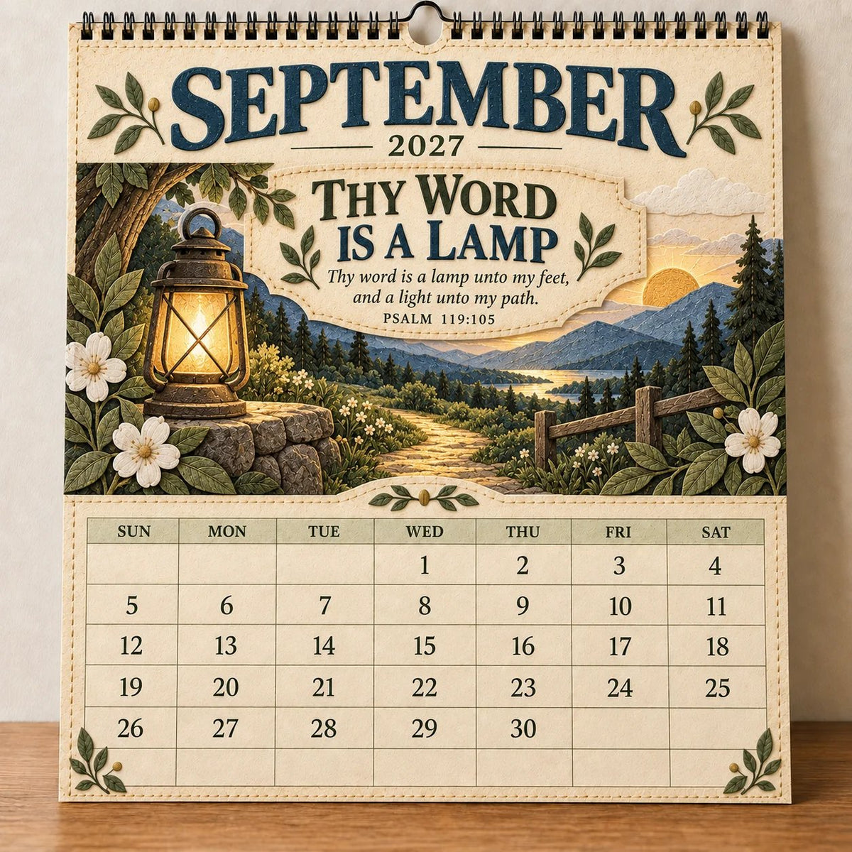2027 Psalms Wall Calendar