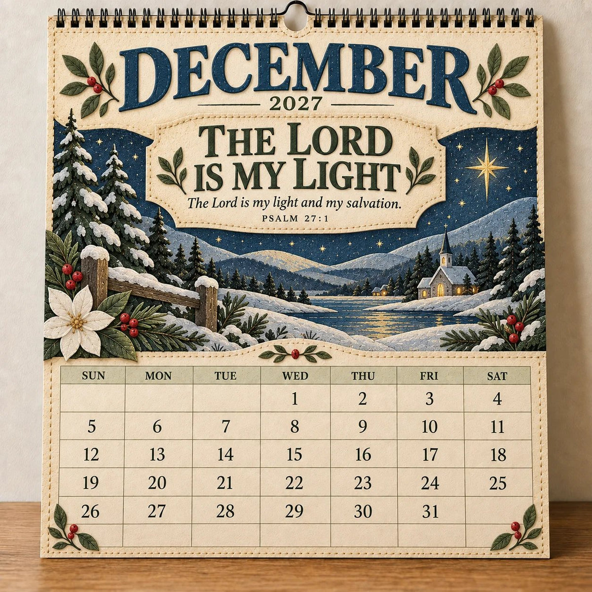 2027 Psalms Wall Calendar