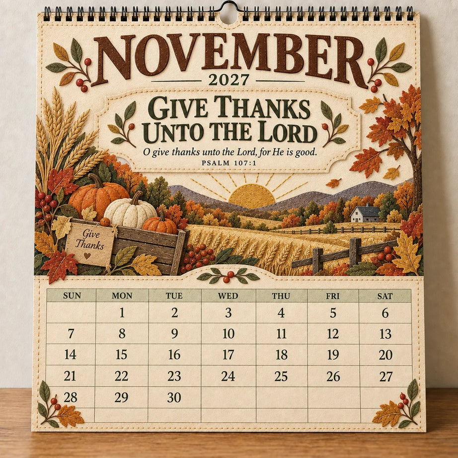 2027 Psalms Wall Calendar