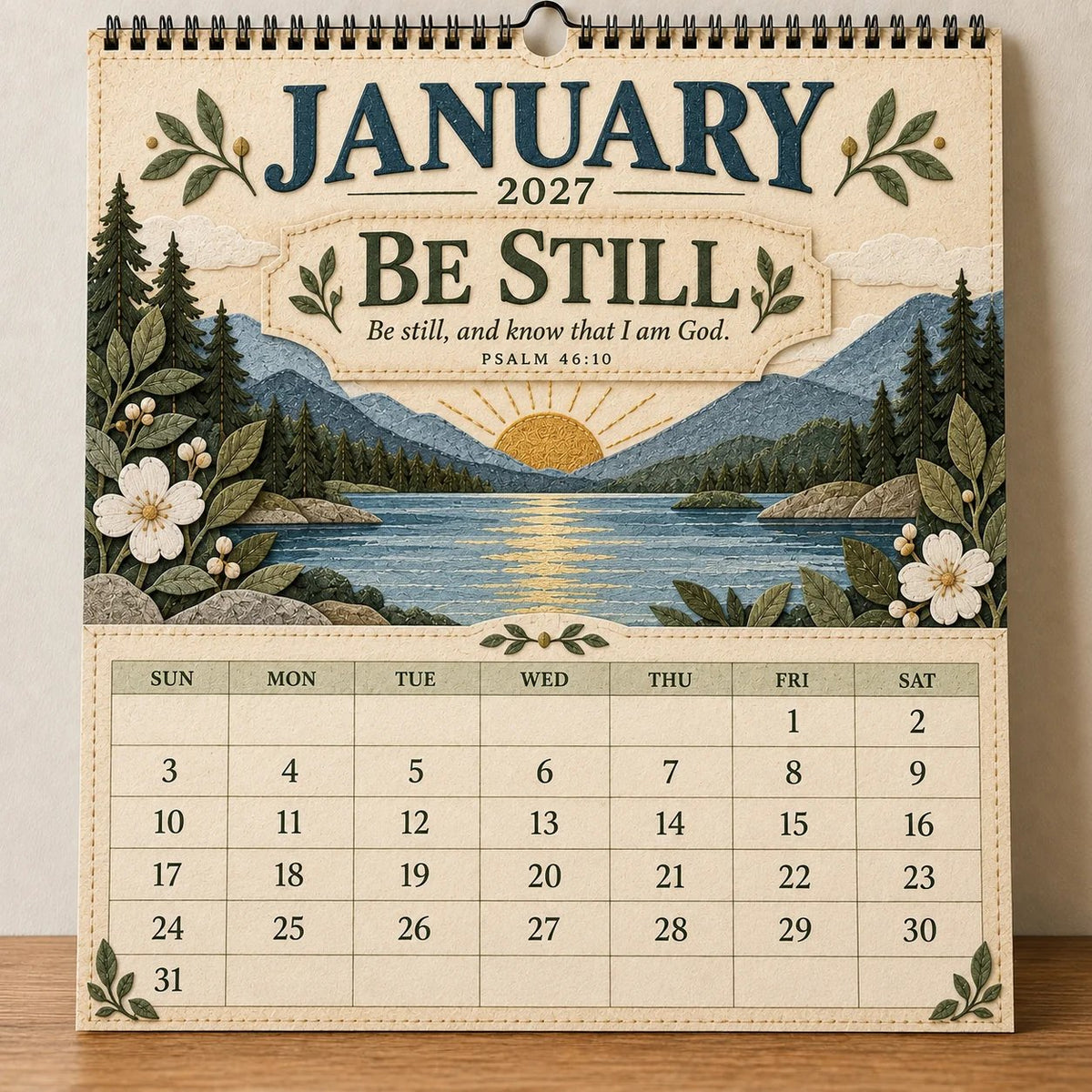 2027 Psalms Wall Calendar