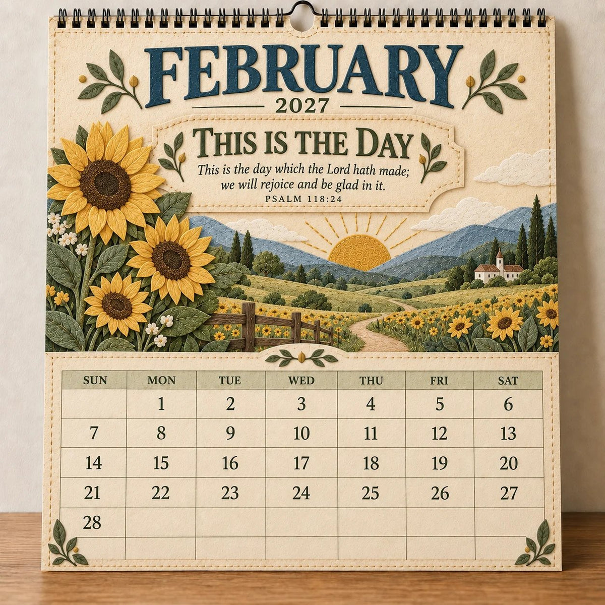 2027 Psalms Wall Calendar
