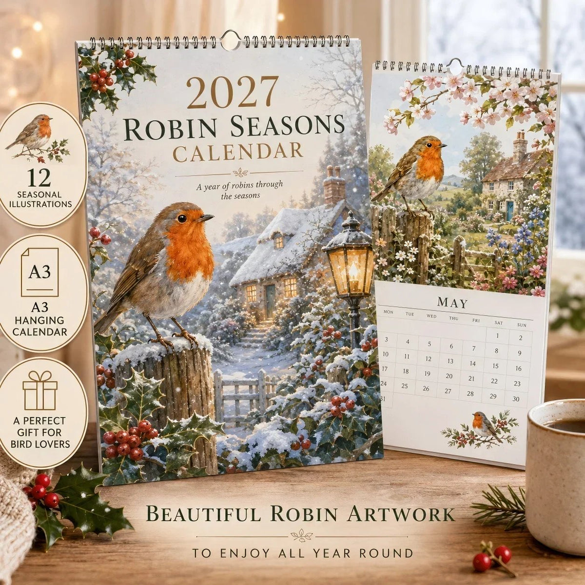 2027 Robin Seasons Calendar