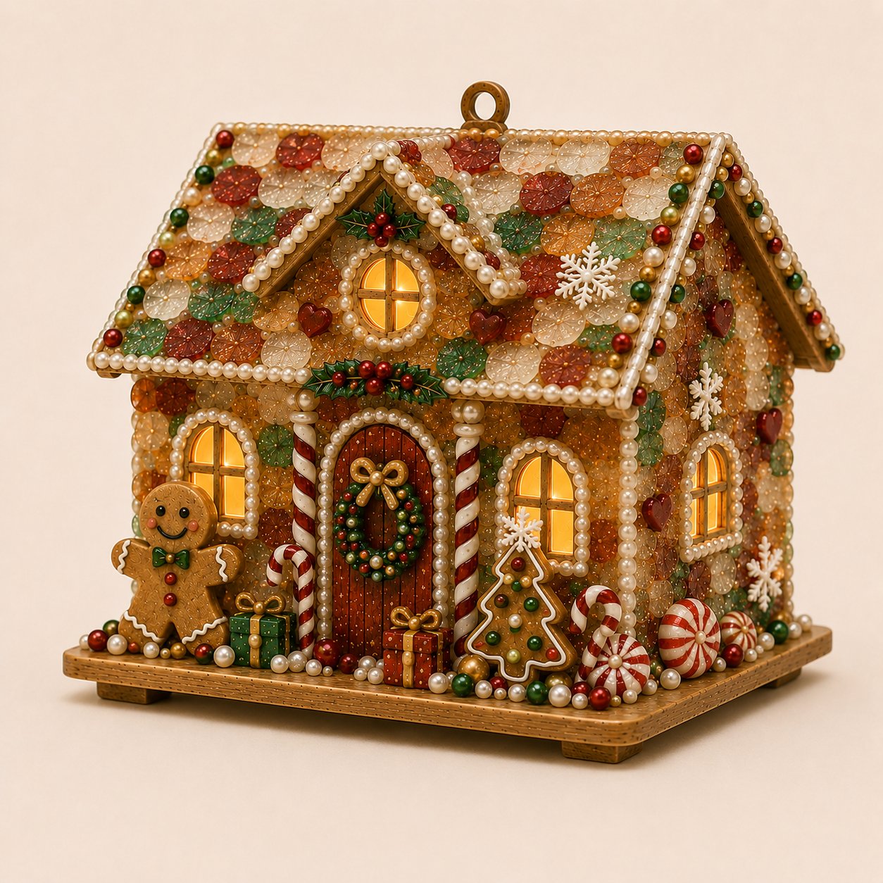 Beginner-Friendly DIY Glowing Coastal Glass-Style Christmas Cottage Kit Collection