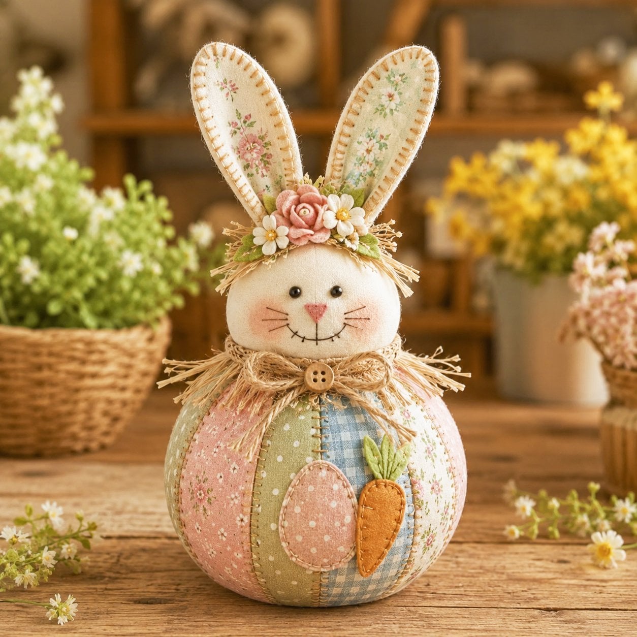 Christmas Patchwork Doll Sewing Kit – A Cosy Craft for Quiet Moments