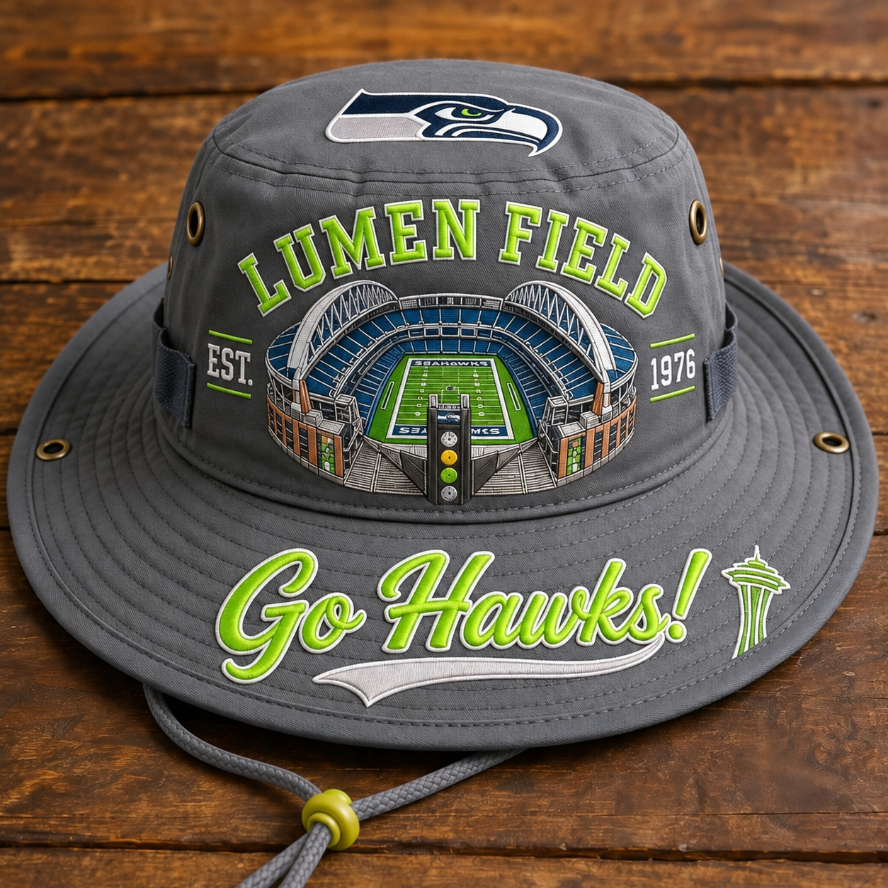 Go Hawks Lumen Field Boonie Hat