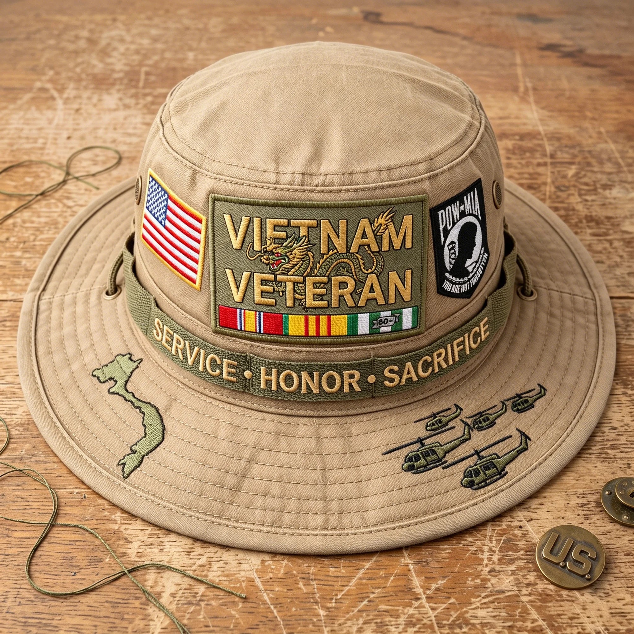 Vietnam Veteran Tribute Boonie Hat