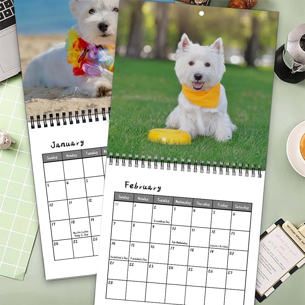2027 West Highland White Terrier Calenda