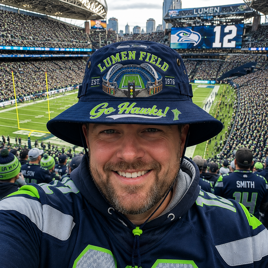 Go Hawks Lumen Field Boonie Hat