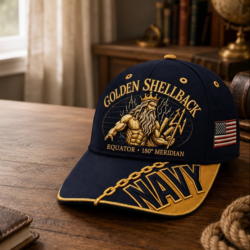 “Crossing The Line” Us Navy Cap