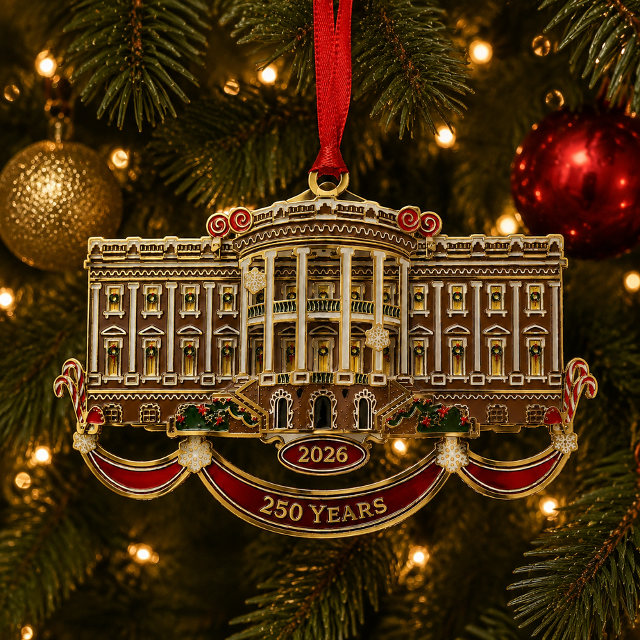 White House Christmas tree ornaments