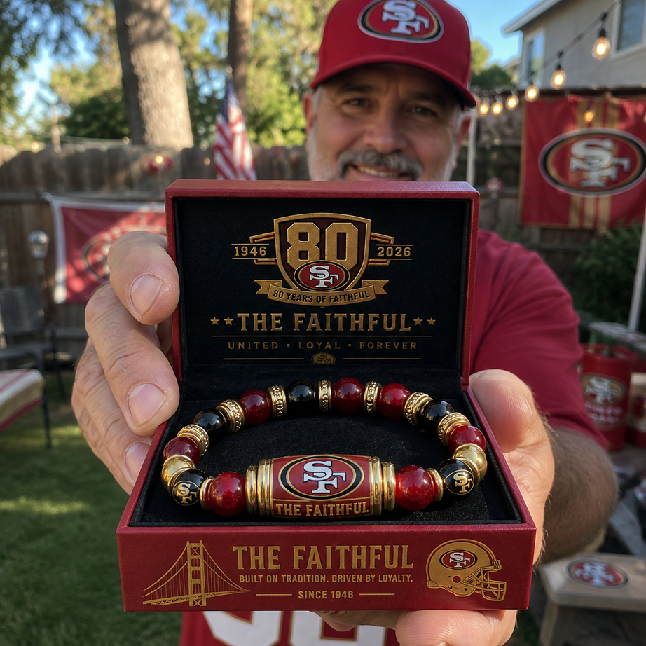 The Faithful 80th Anniversary Commemorative Beaded Bracelet