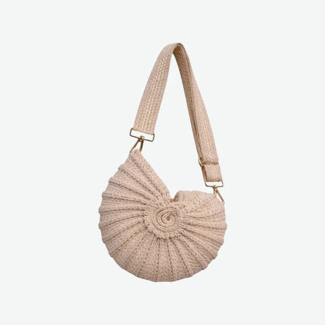 Radiant Nautilus Shell Bag  — Carry the Magic of the Deep Blue