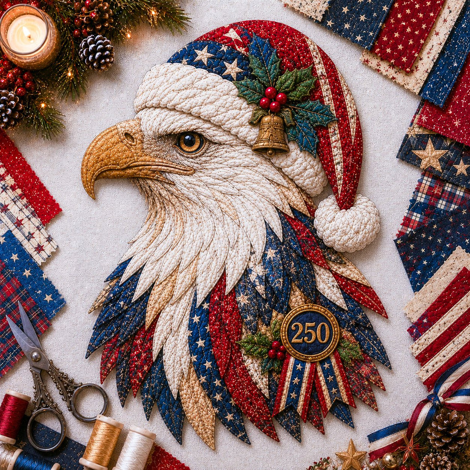 Eagle Fabric Art Kit