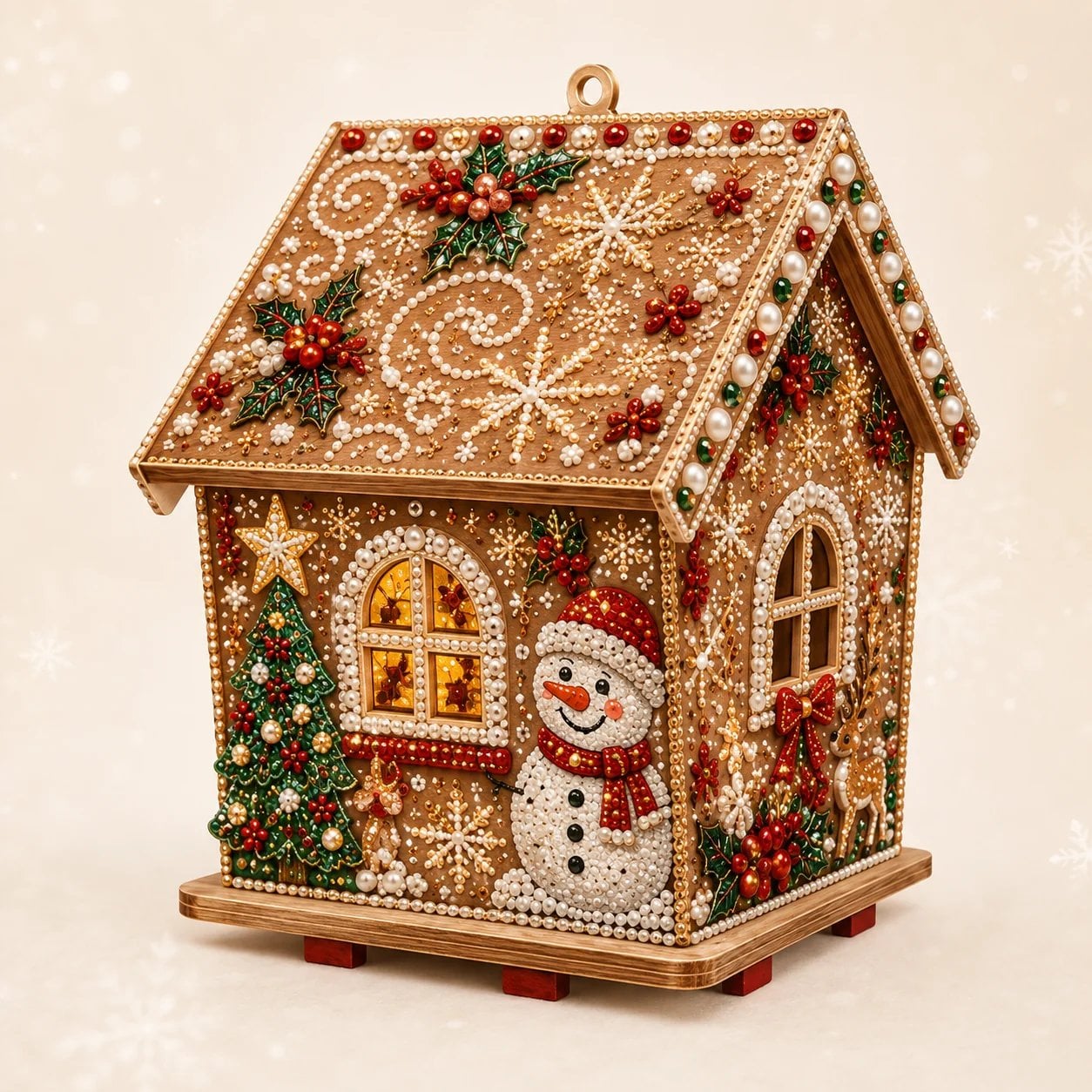 Christmas Pearl Cottage Art Kit