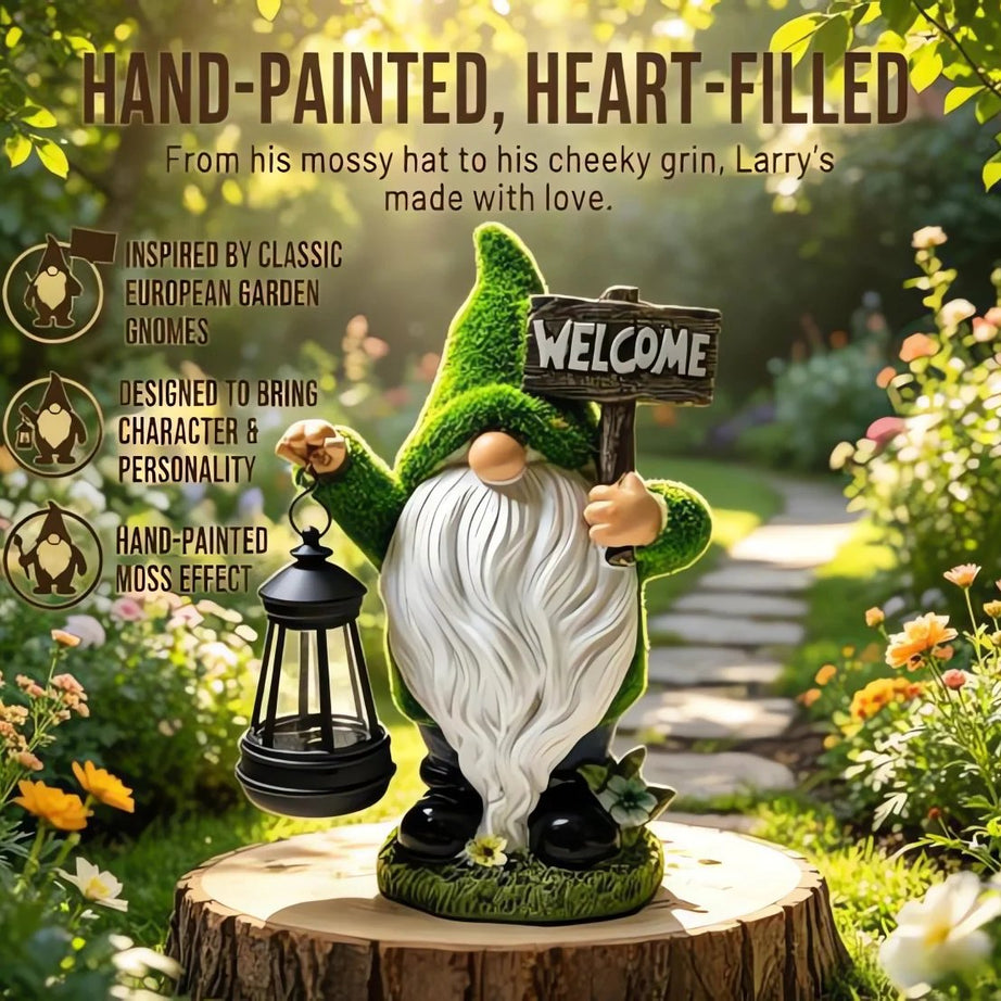 Outdoor Garden Gnomes with LED Solar Light