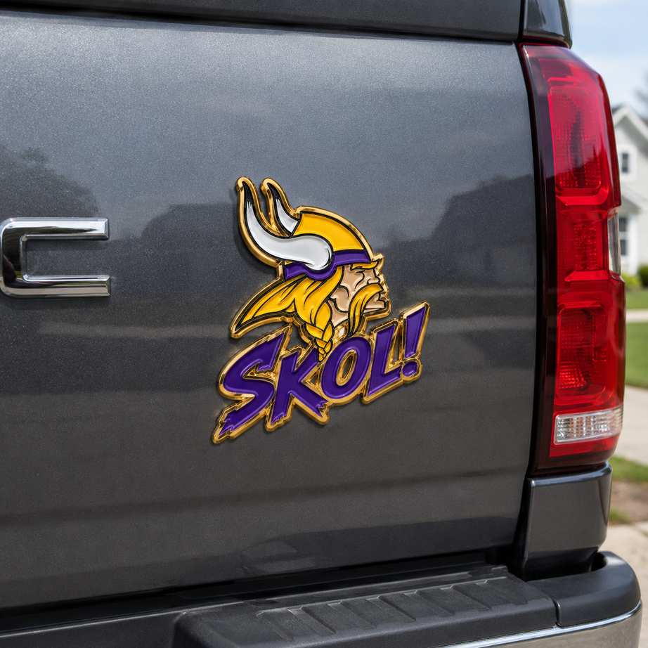 SKOL! Car Emblem Metal Badge