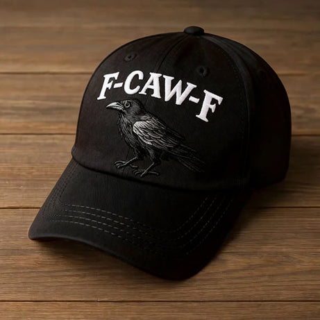F-CAW-F Crow Hat (Printed patterns, not embroidery)