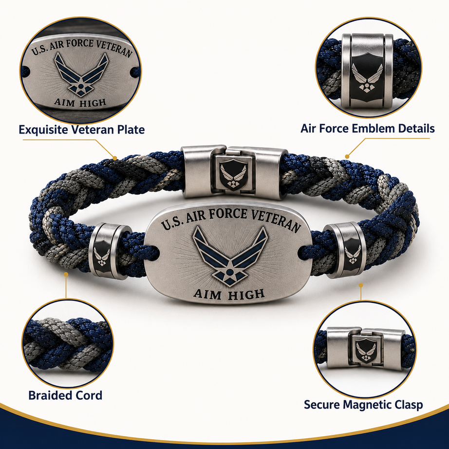 U.S. Air Force Veteran Bracelet