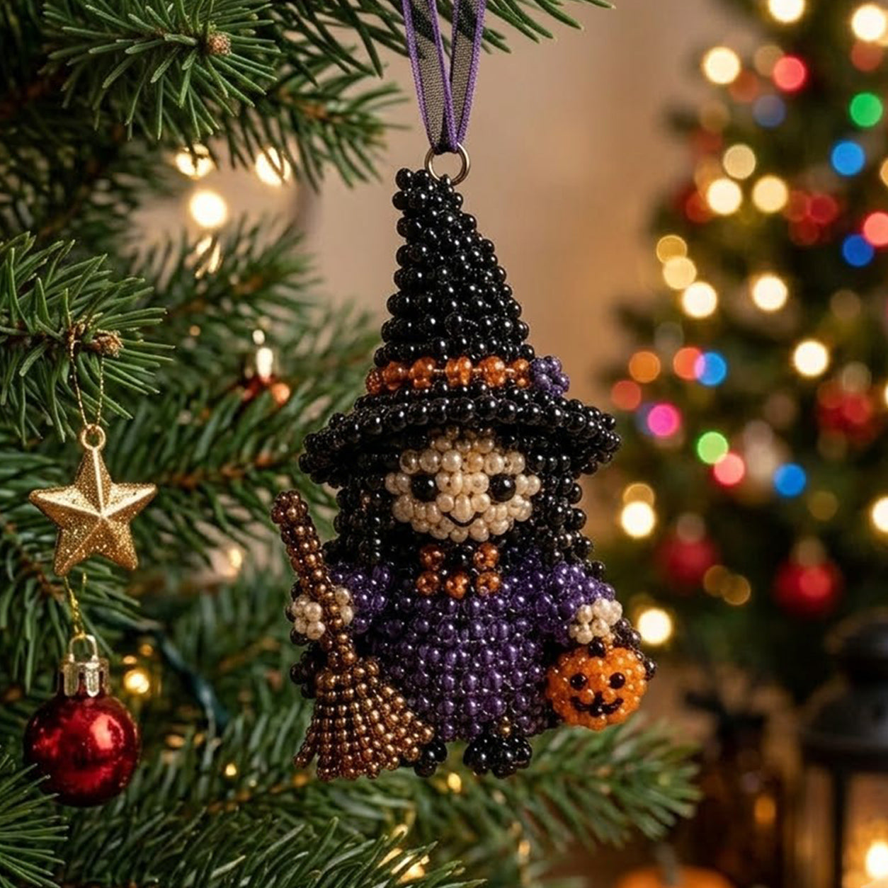 3D Beaded Witch DIY Kit
