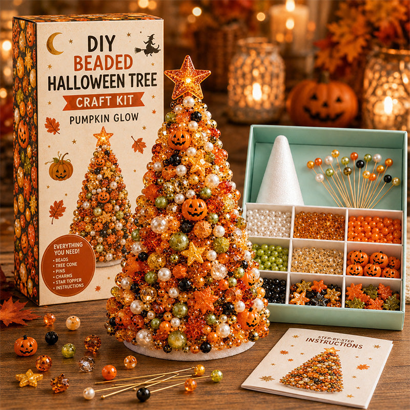 DIY Beaded Halloween Tree Craft Kit