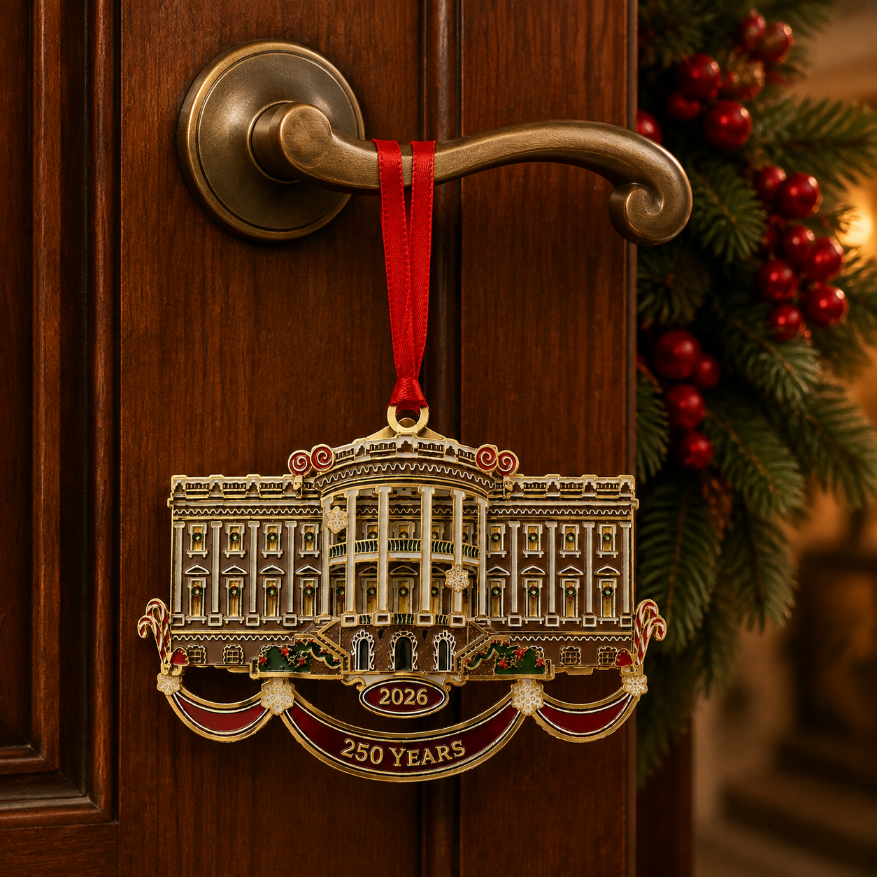 White House Christmas tree ornaments