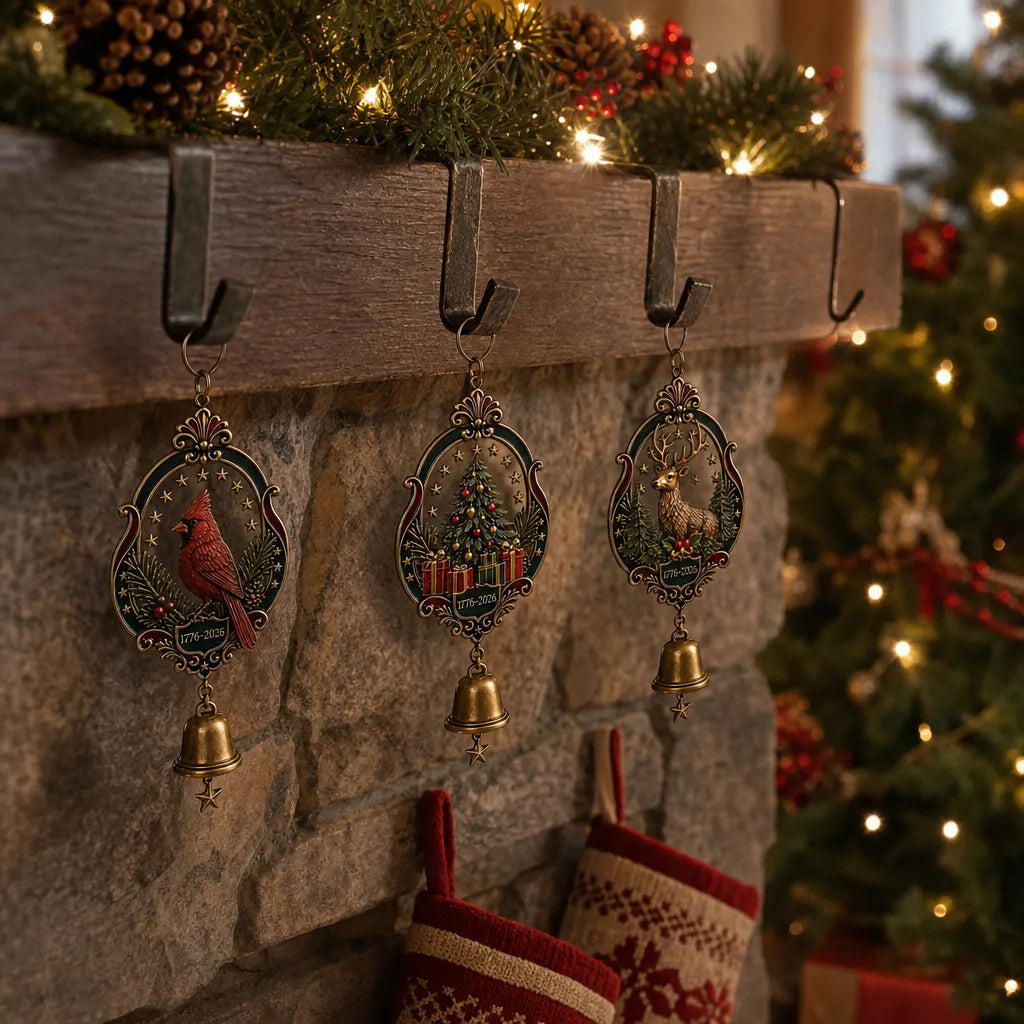 250th Christmas Anniversary Commemorative Bell Ornaments Collection