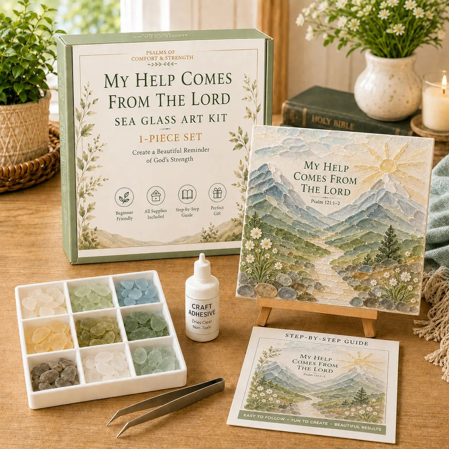 Psalms of Comfort & Strength Glass Art Kit