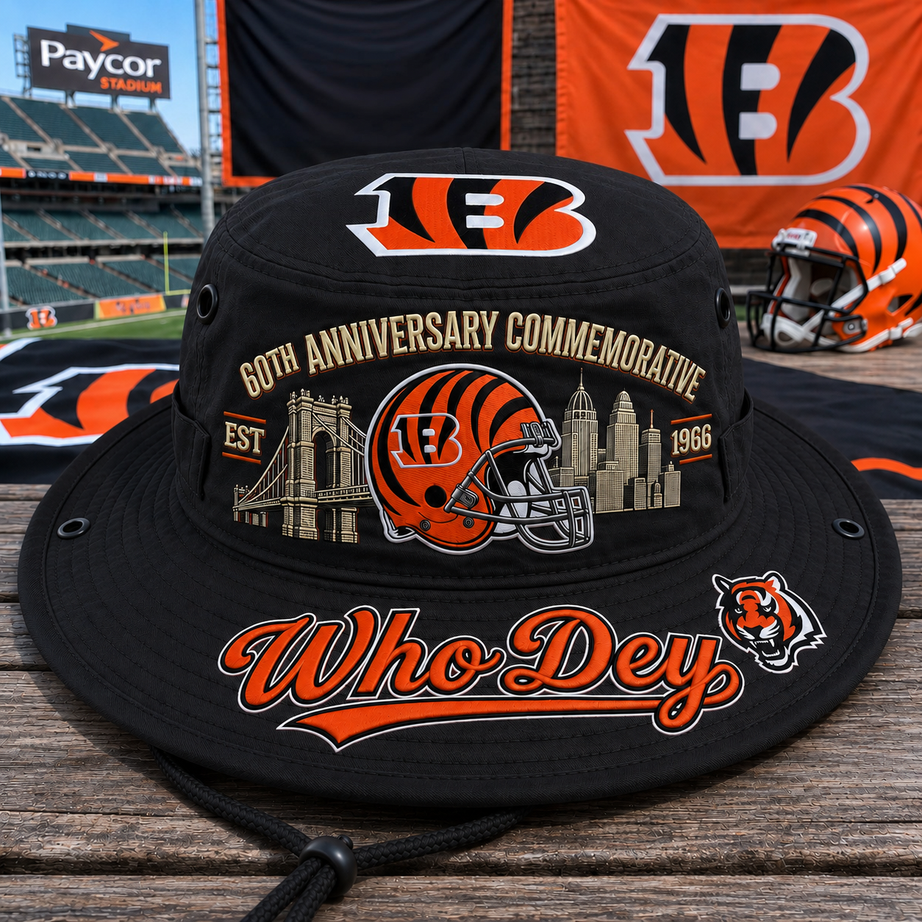 Who Dey 60th Anniversary Commemorative Boonie Hat