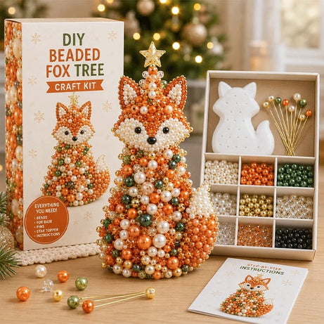 DIY Beaded Animal Christmas Tree Craft Kit