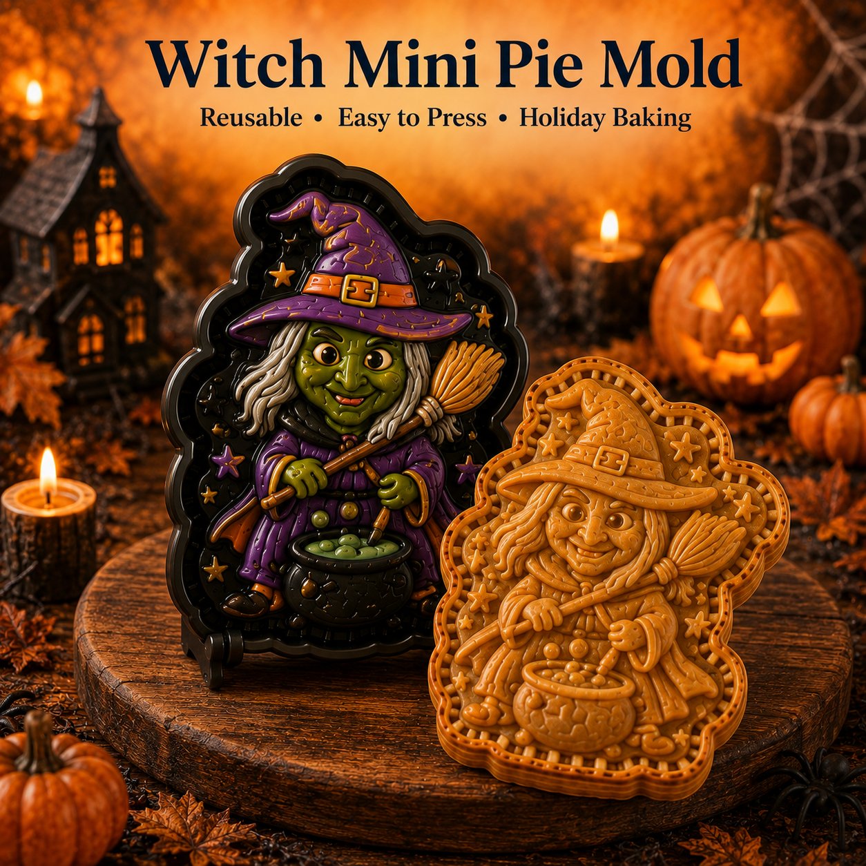 Halloween Mini Pie Mold Collection