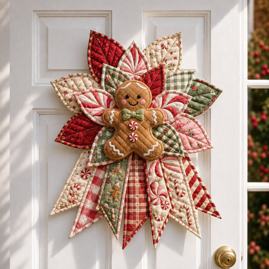 Beginner-Friendly Oversized Christmas Character Quilted Door Hanger Sewing Kit