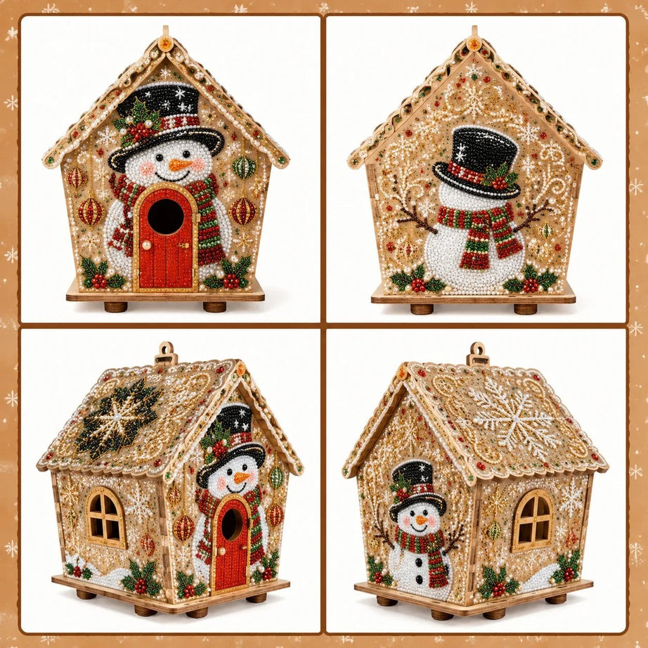 Christmas Pearl Cottage Art Kit