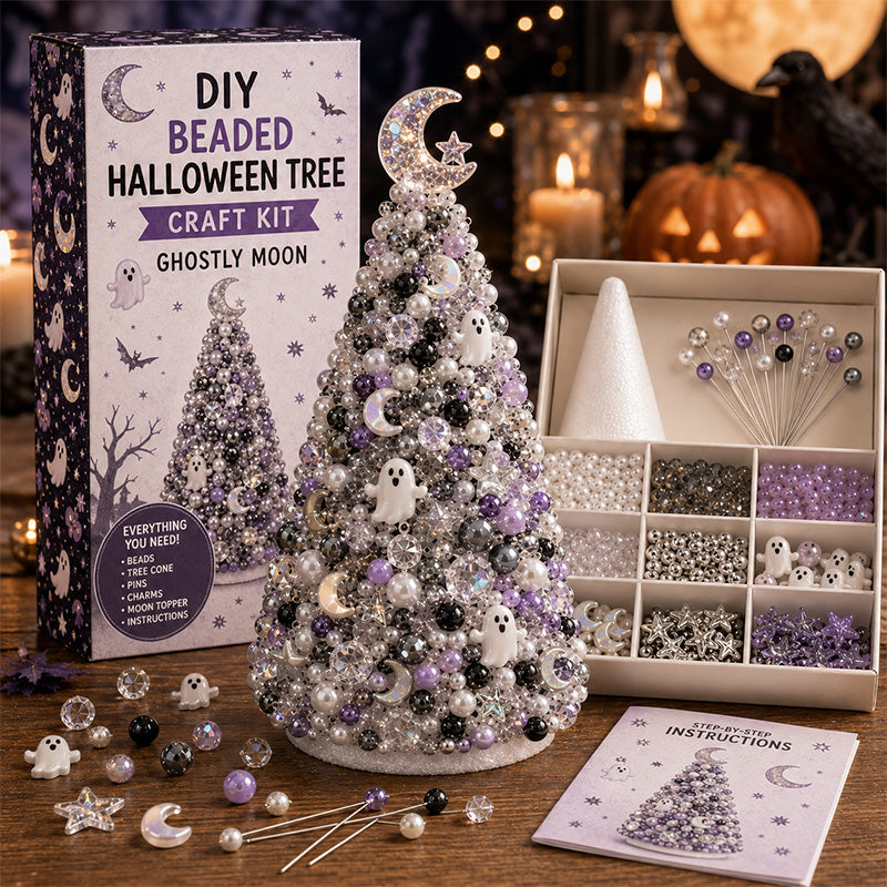 DIY Beaded Halloween Tree Craft Kit