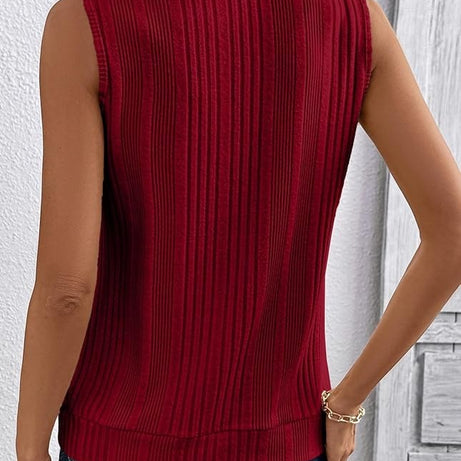 Womens Summer Ribbed Loose Fit Flowy Tank Tops