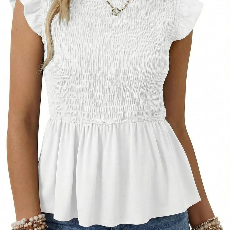 Womens Summer Tops  Casual Elegant Peplum Dress