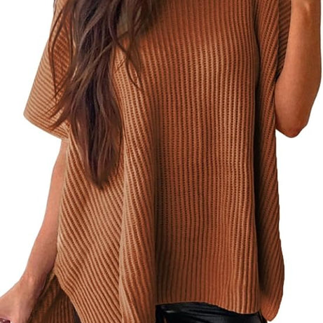 Womens Summer Lightweight Crewneck Short Sleeve Sweaters