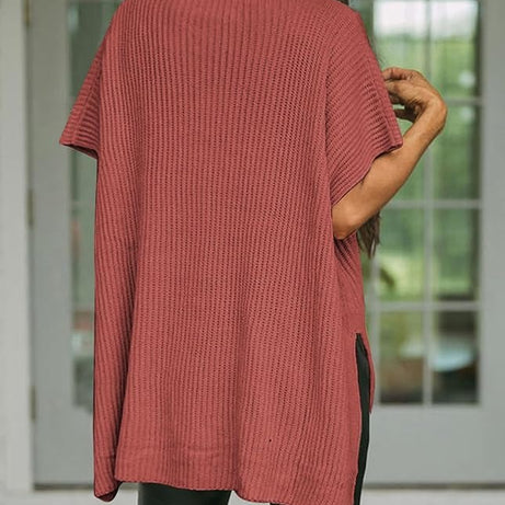 Womens Summer Lightweight Crewneck Short Sleeve Sweaters