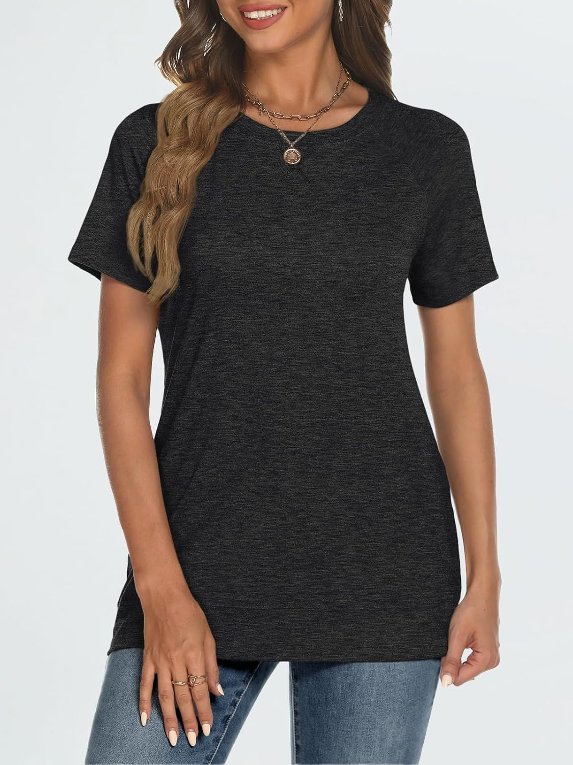 Women's Lightweight Soft Crewneck Short Sleeve Tee