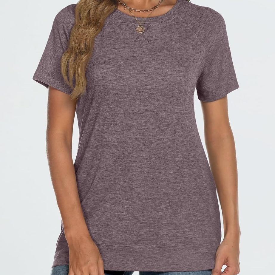 Women's Lightweight Soft Crewneck Short Sleeve Tee