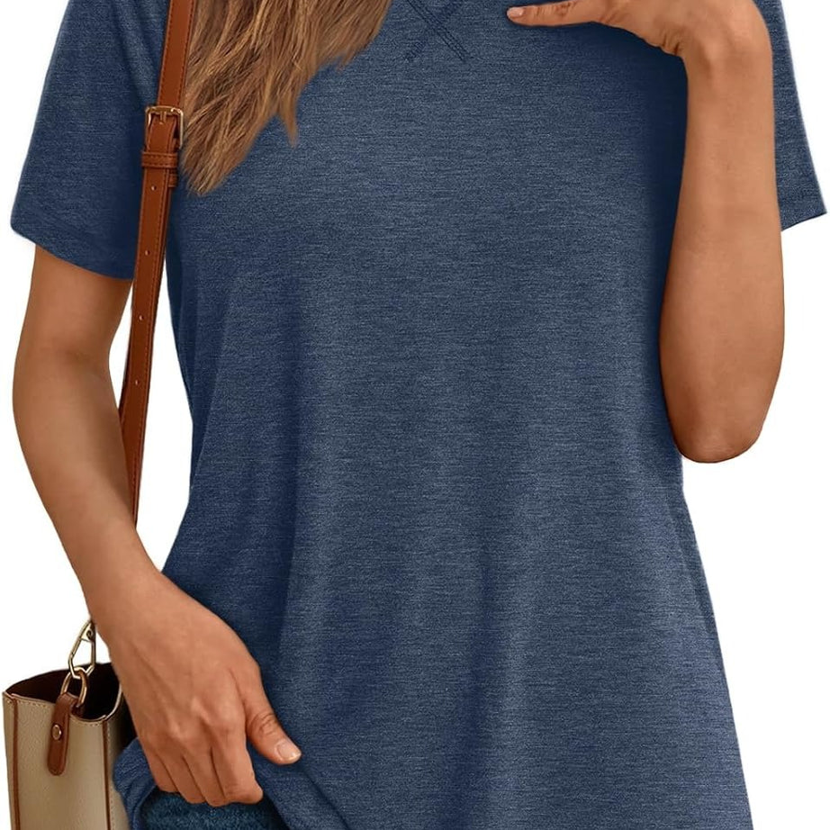 Women's Lightweight Soft Crewneck Short Sleeve Tee
