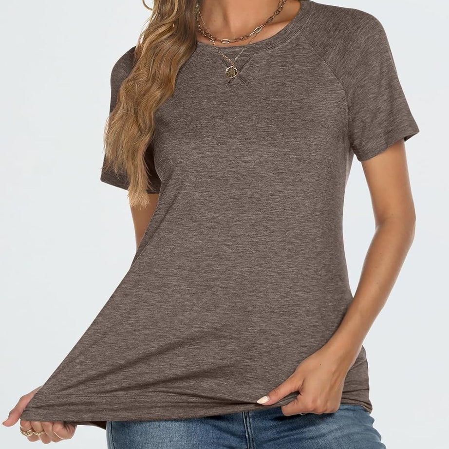 Women's Lightweight Soft Crewneck Short Sleeve Tee