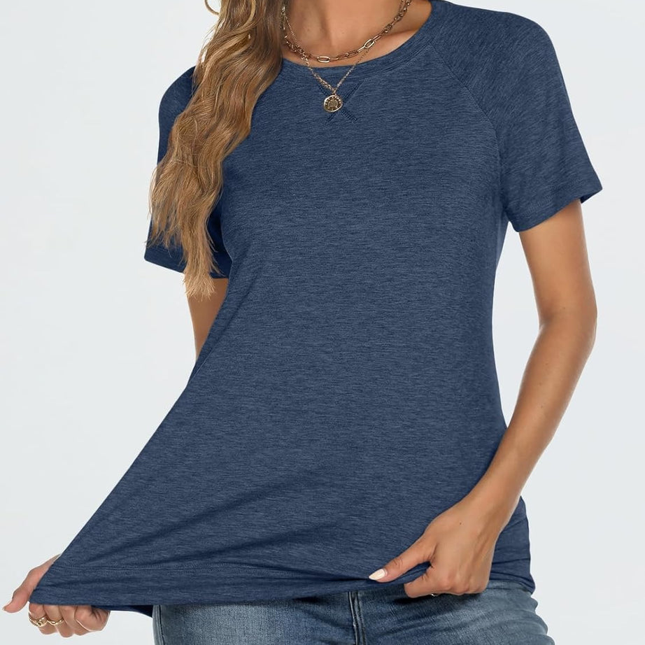 Women's Lightweight Soft Crewneck Short Sleeve Tee
