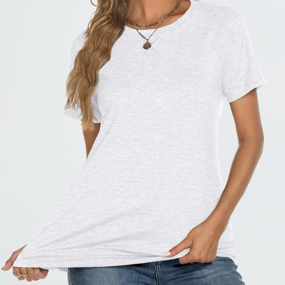Women's Lightweight Soft Crewneck Short Sleeve Tee
